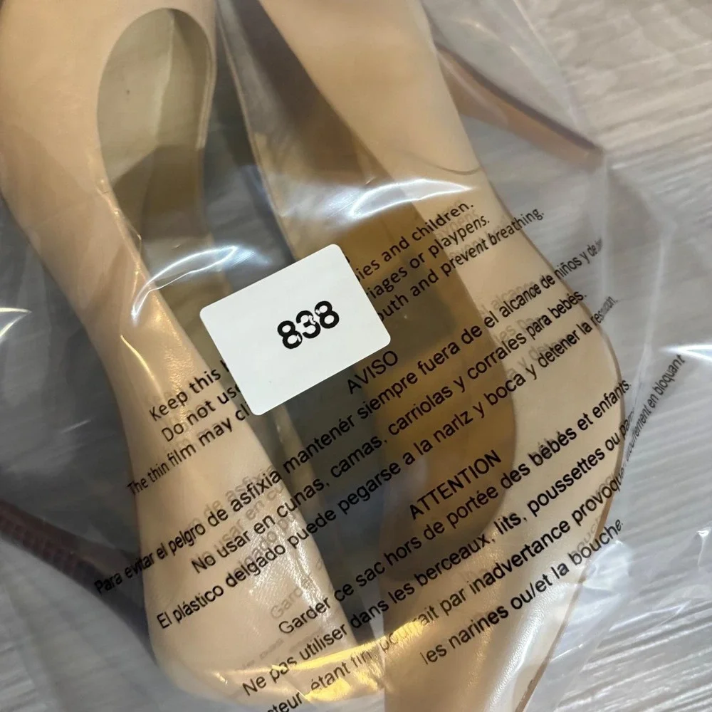 Lauren Ralph Lauren Nude Pointed-Toe Stiletto Heels